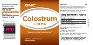 Colostrum 500 mg