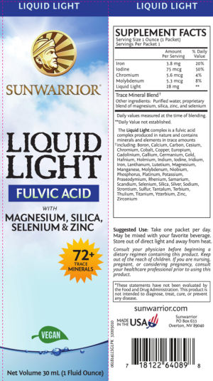 Liquid Light Fulvic Acid With Magnesium,
