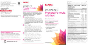Prenatal Formula With Iron