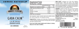 GABA Calm Orange Flavor