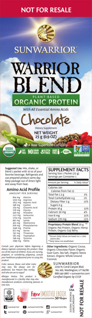 Warrior Blend Chocolate