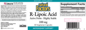 R-Lipoic Acid 100 mg