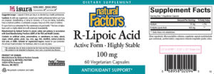 R-Lipoic Acid 100 mg