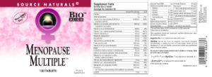 Label for Menopause Multiple