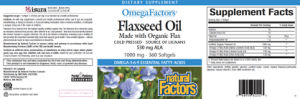 Flaxseed Oil 1000 mg