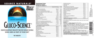 Label for Gluco-Science