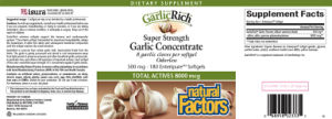 Super Strength Garlic Concentrate 500 mg