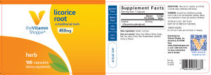 Licorice Root 450 mg