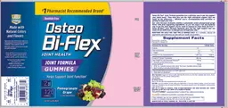 Label for Osteo Bi-Flex Joint Formula Gummies Pomegranate Grape