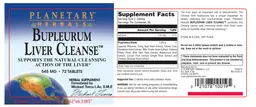 Label for Bupleurum Liver Cleanse 545 mg
