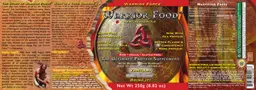Label for Warrior Food Vanilla