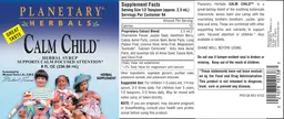Label for Calm Child