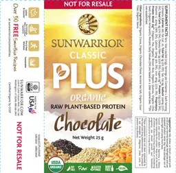 Label for Classic Plus Chocolate