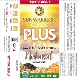 Label for Classic Plus Natural
