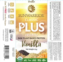 Label for Classic Plus Vanilla