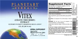 Label for Vitex (Chaste Tree Berry) Extract