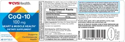 Label for CoQ-10 100 mg