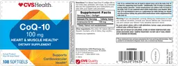 Label for CoQ-10 100 mg