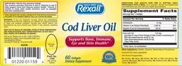 Label for Cod Liver Oil