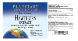 Label for Full Spectrum Hawthorn Extract