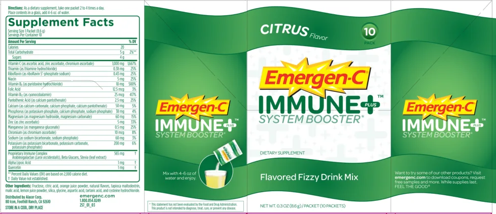 Label for Immune+ Plus