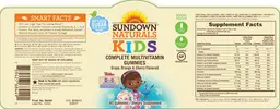 Label for Kids Complete Multivitamin Disney Junior Doc McStuffins Gummies