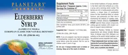 Label for Elderberry Syrup