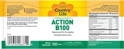 Label for Super Potency Action B100