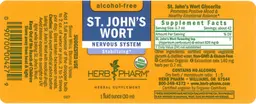Label for St. John's Wort