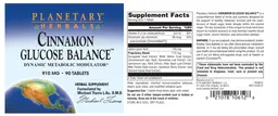 Label for Cinnamon Glucose Balance 910 mg