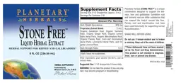 Label for Stone Free
