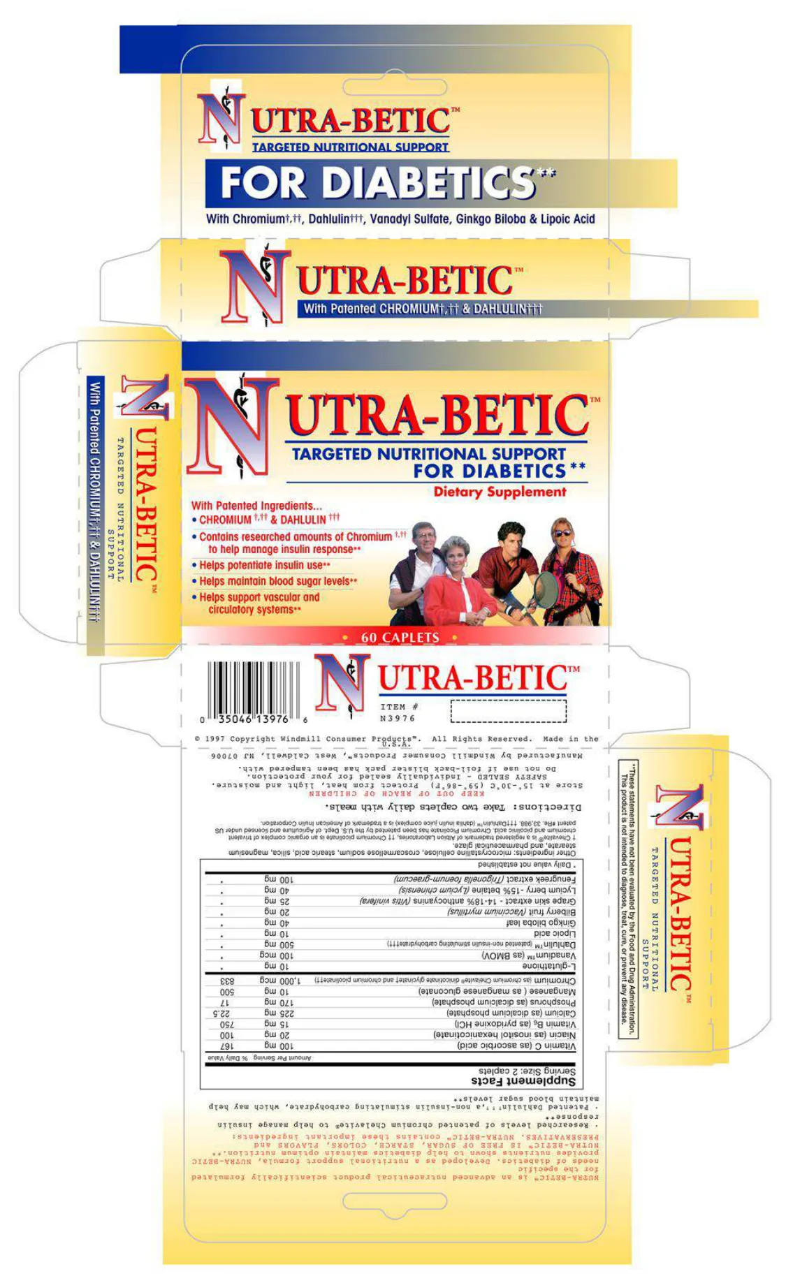 Label for Nutra-Betic