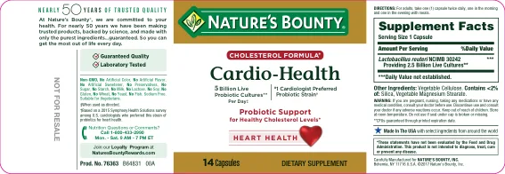 Label for Cardio-Health