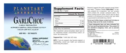 Label for GarliChol 600 mg