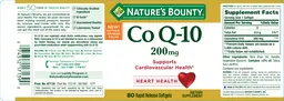 Label for Co Q-10 200 mg
