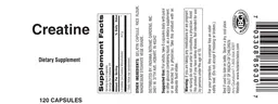 Label for Creatine