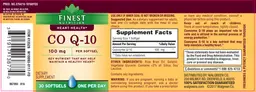 Label for CO Q-10 100 mg