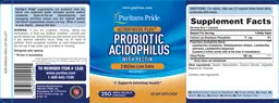 Label for Acidophilus Plus Probiotic Acidophilus With Pectin