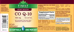 Label for CO Q-10 100 mg