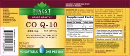 Label for CO Q-10 200 mg