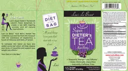 Label for Super Dieter's Tea Acai Berry