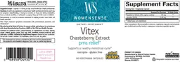 Label for Vitex Chasteberry Extract