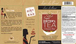 Label for Super Dieter's Tea Cinnamon Spice