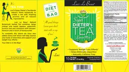 Label for Super Dieter's Tea Lemon Mint