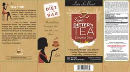 Label for Super Dieter's Tea Cinnamon Spice