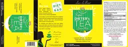 Label for Super Dieter's Tea Lemon Mint