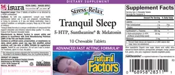 Label for Tranquil Sleep