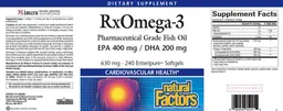 Label for RxOmega-3