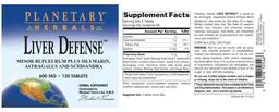 Label for Liver Defense