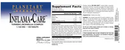 Label for Inflama-Care